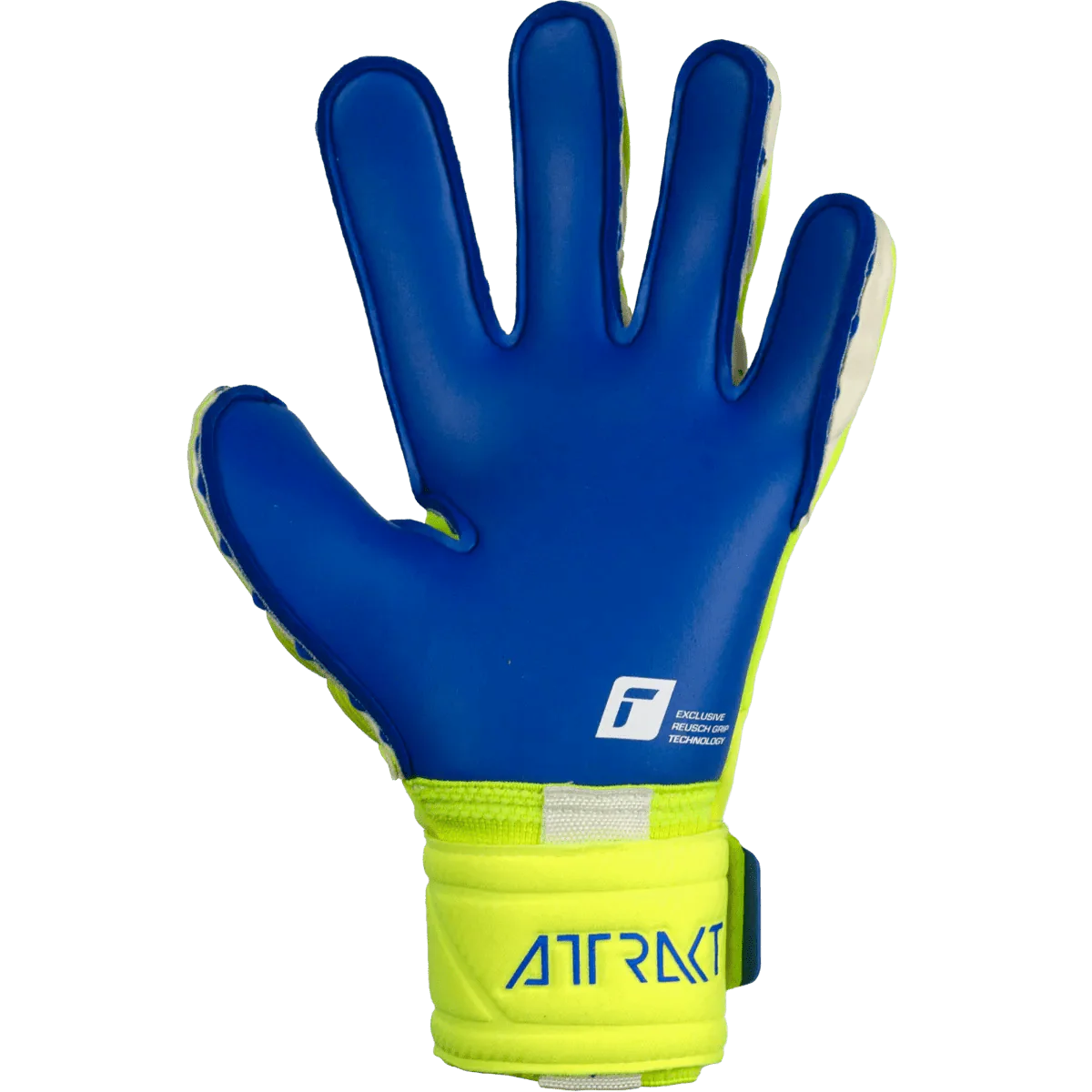 Reusch Attrakt Duo Ortho-Tec Goalkeeper Gloves - Volt-Blue - Image 3