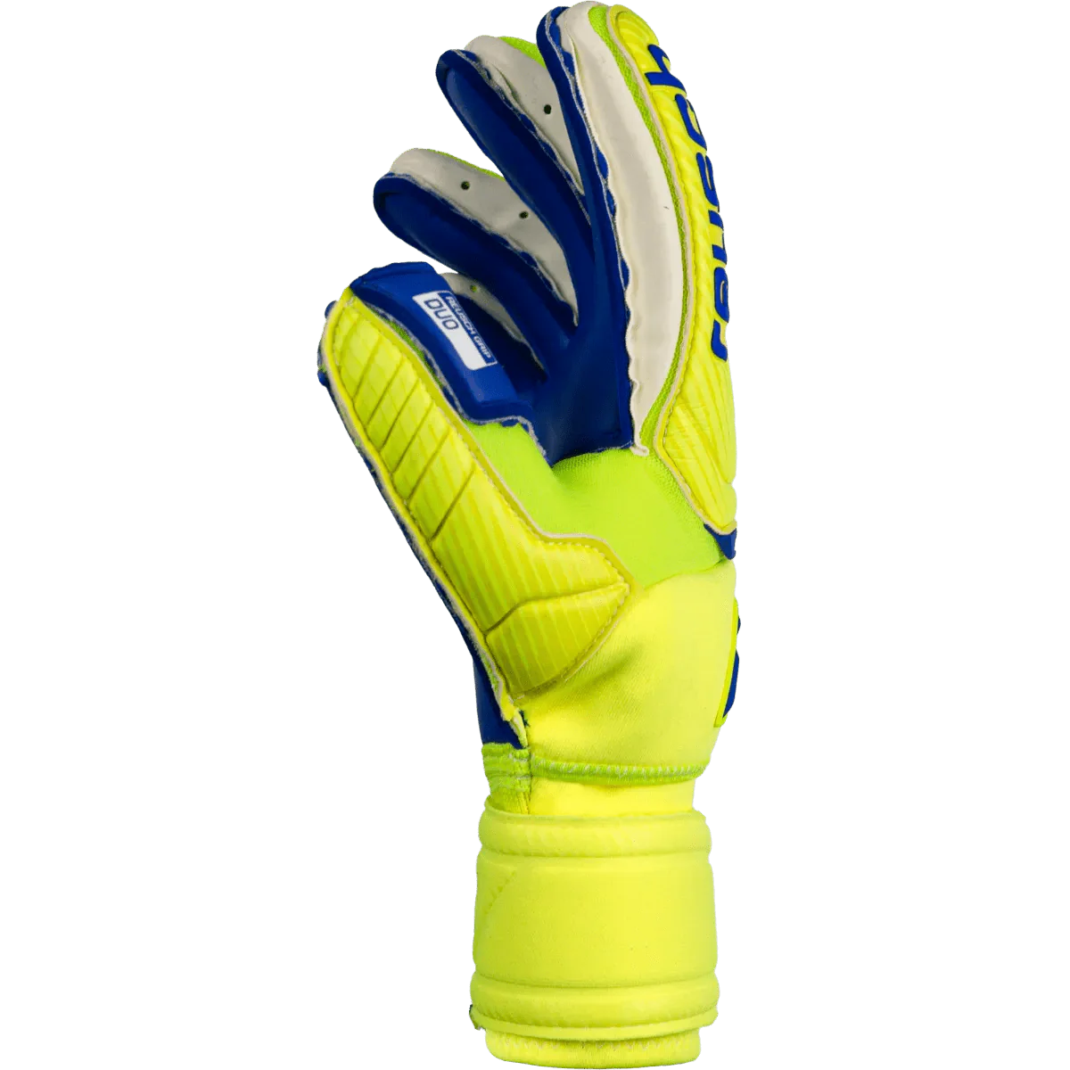 Reusch Attrakt Duo Ortho-Tec Goalkeeper Gloves - Volt-Blue - Image 4