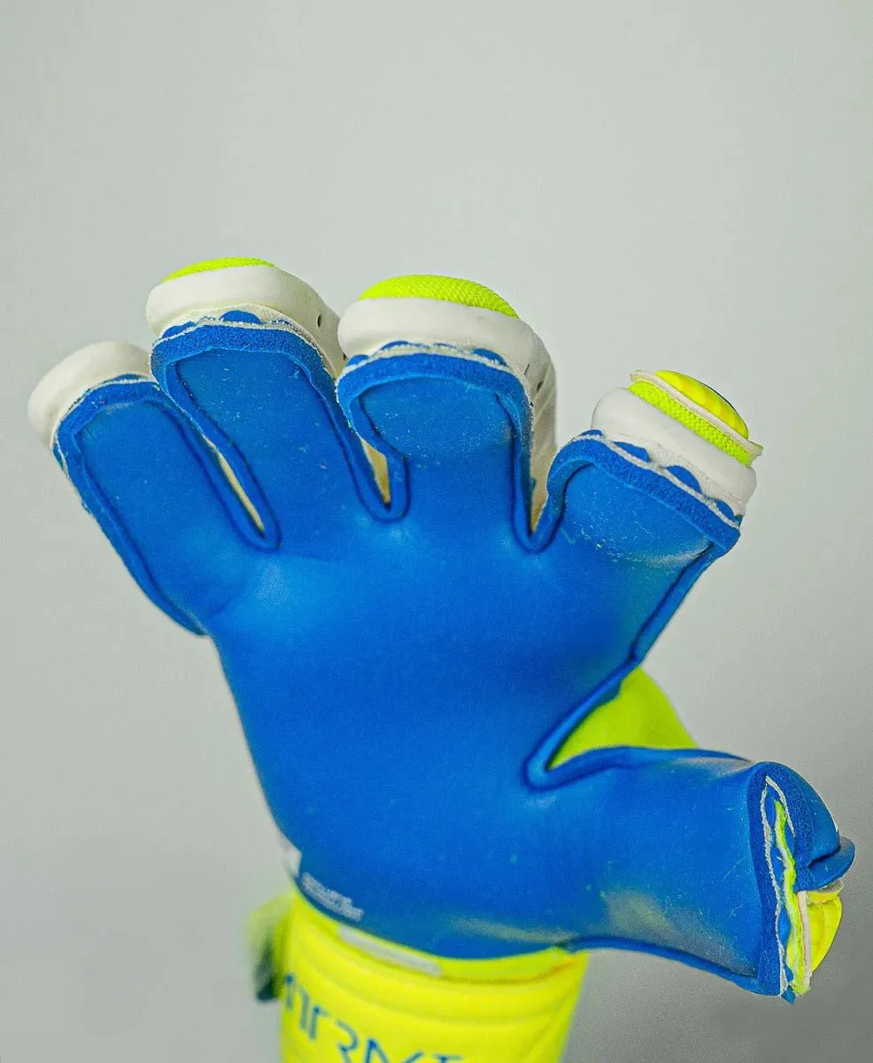 Reusch Attrakt Duo Ortho-Tec Goalkeeper Gloves - Volt-Blue - Image 6