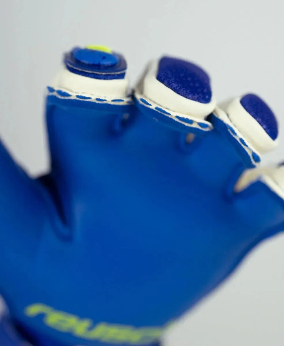 Reusch Attrakt Duo Ortho-Tech Goalkeeper Gloves - Blue-Volt - Image 5