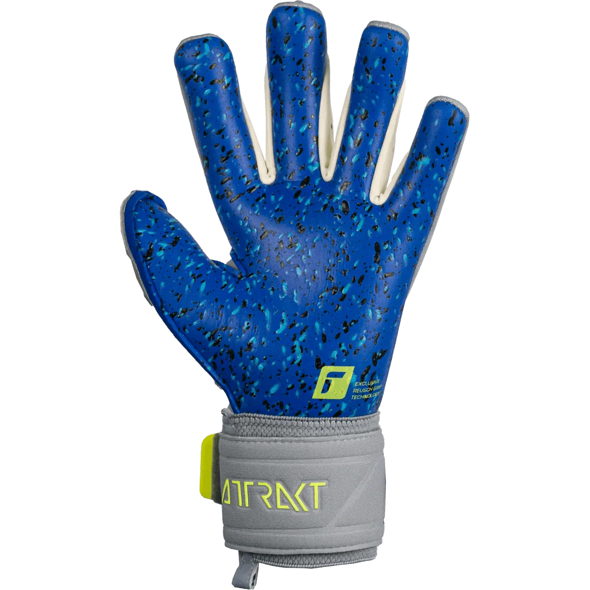 Reusch Attrakt Freegel Fusion Goaliator - Grey-Yellow-Blue - Image 3