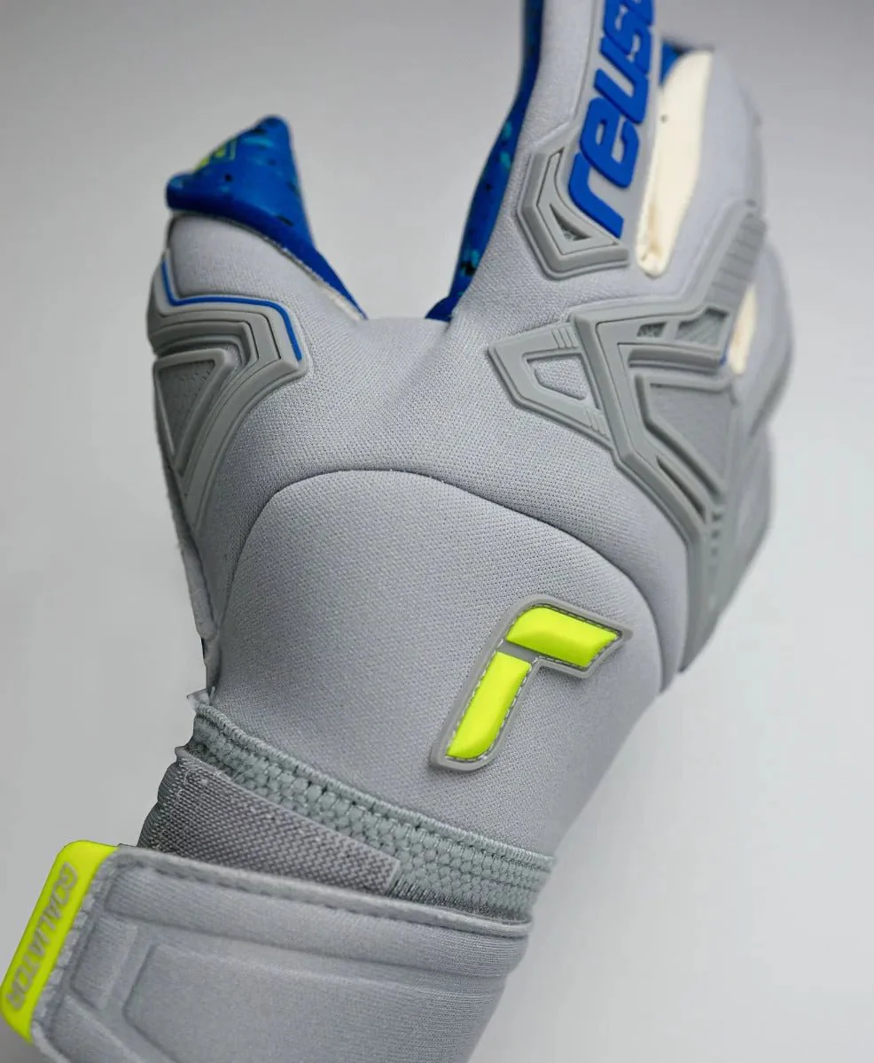 Reusch Attrakt Freegel Fusion Goaliator - Grey-Yellow-Blue - Image 7