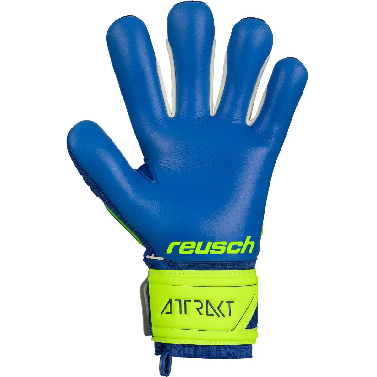 Reusch Attrakt Freegel S1 Finger Support LTD Goalkeeper Gloves - Royal-Volt - Image 2