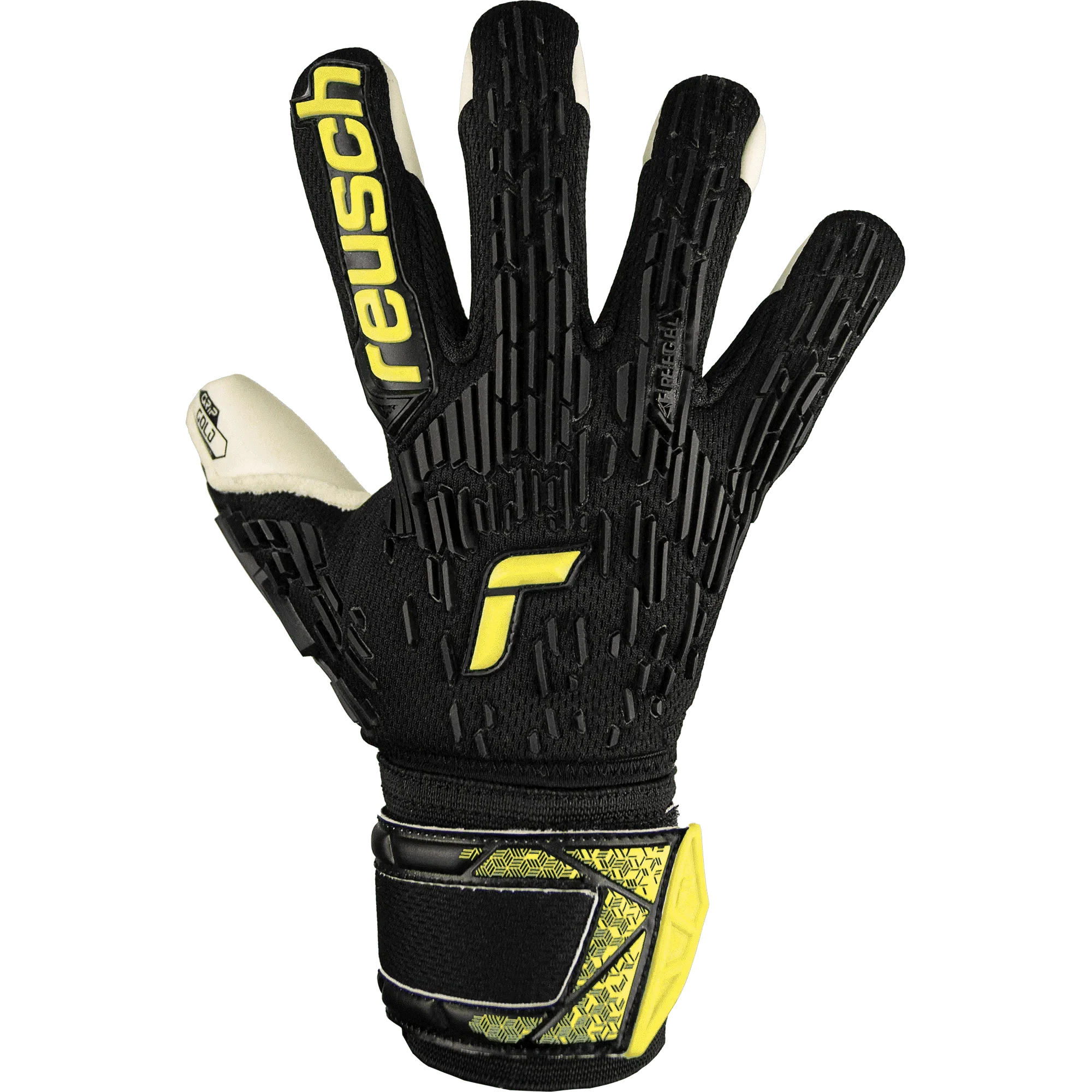 Reusch JR Attrakt Freegel Gold FS Goalkeeper Gloves - Image 2