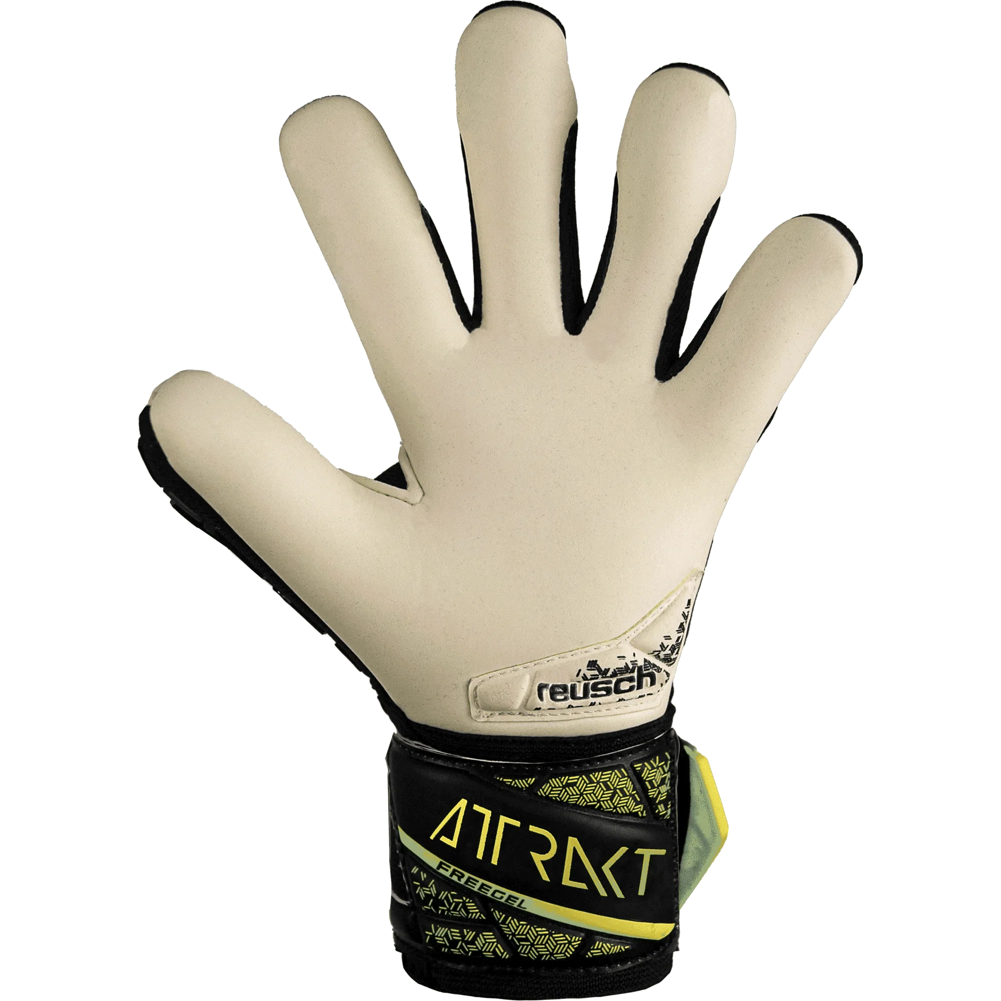 Reusch JR Attrakt Freegel Gold FS Goalkeeper Gloves - Image 4