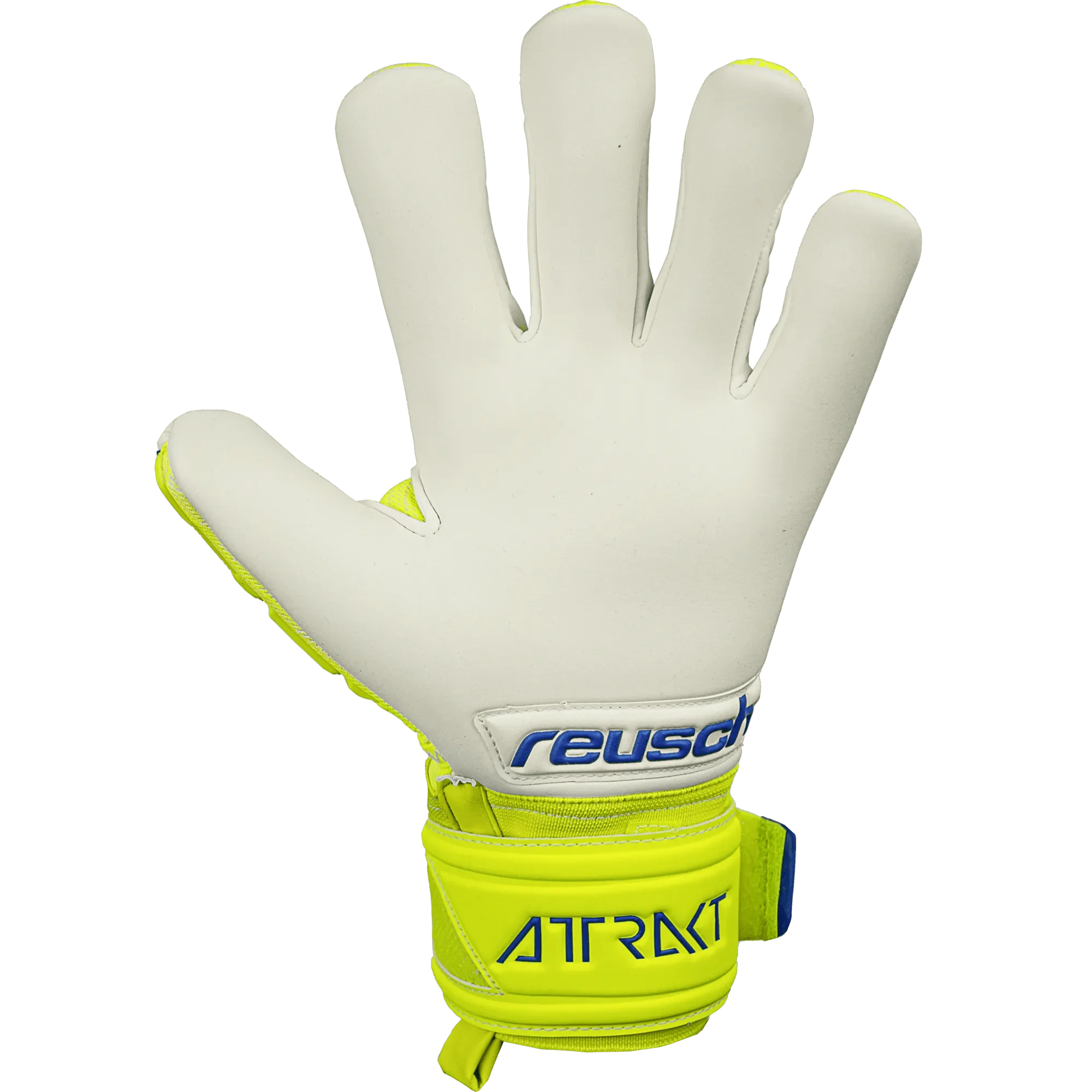Reusch JR Attrakt Freegel Gold FS - Volt-Blue-White - Image 4