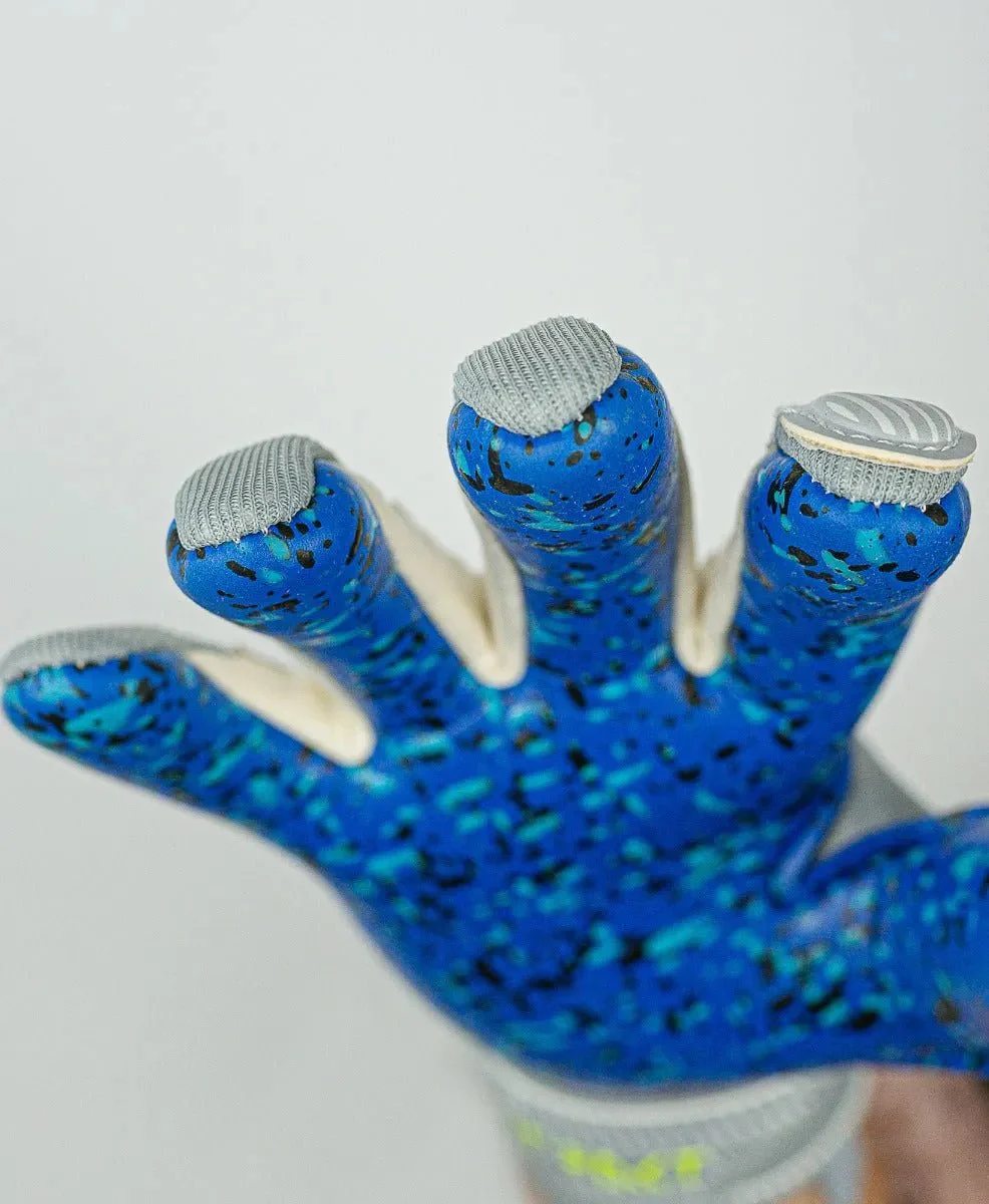 Reusch JR Attrakt Fusion FS Guardian - Grey-Yellow-Blue - Image 6