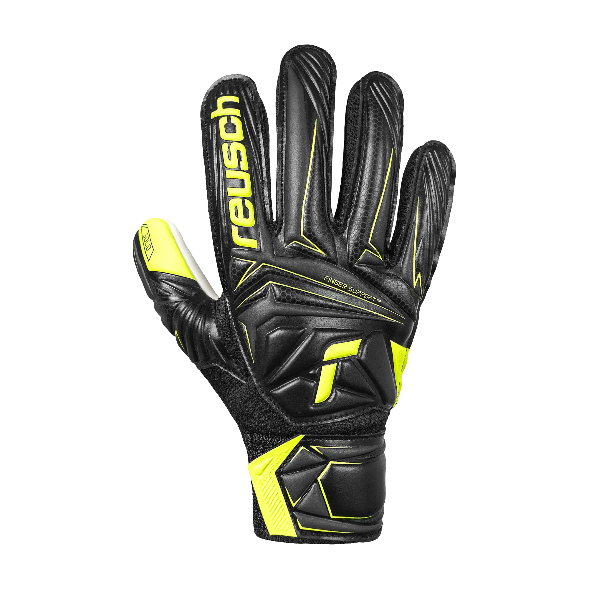 Reusch Junior Attrakt Starter Solid Finger Support Goalkeeper Gloves - Image 2