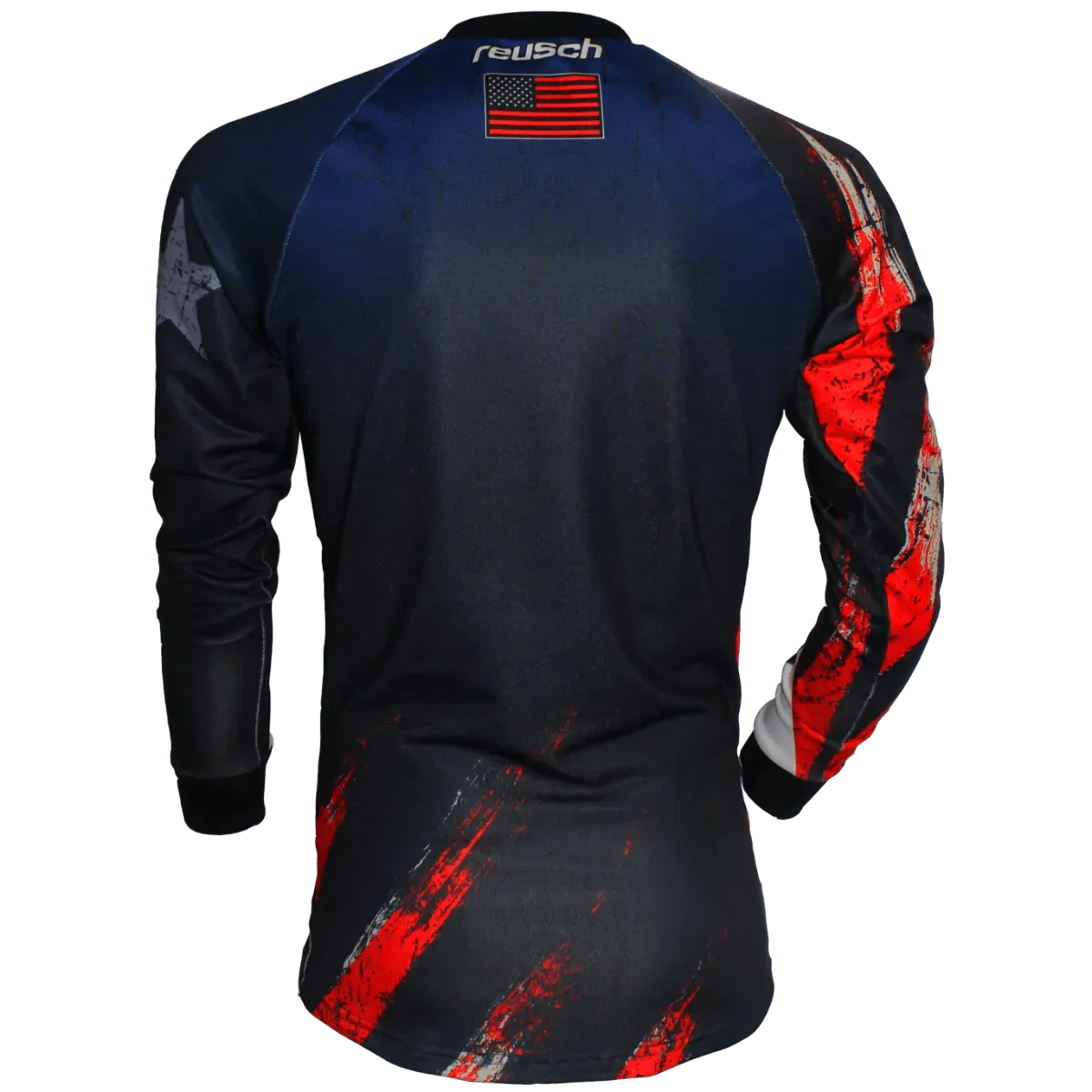 Reusch Patriot III Pro-Fit Goalkeeper Jersey - Navy-Red-White - Image 2