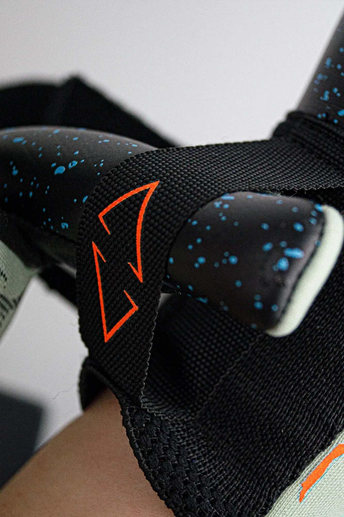 Reusch Pure Contact Fusion Goalkeeper Gloves - Shark Green-Shocking Orange-Black - Image 8