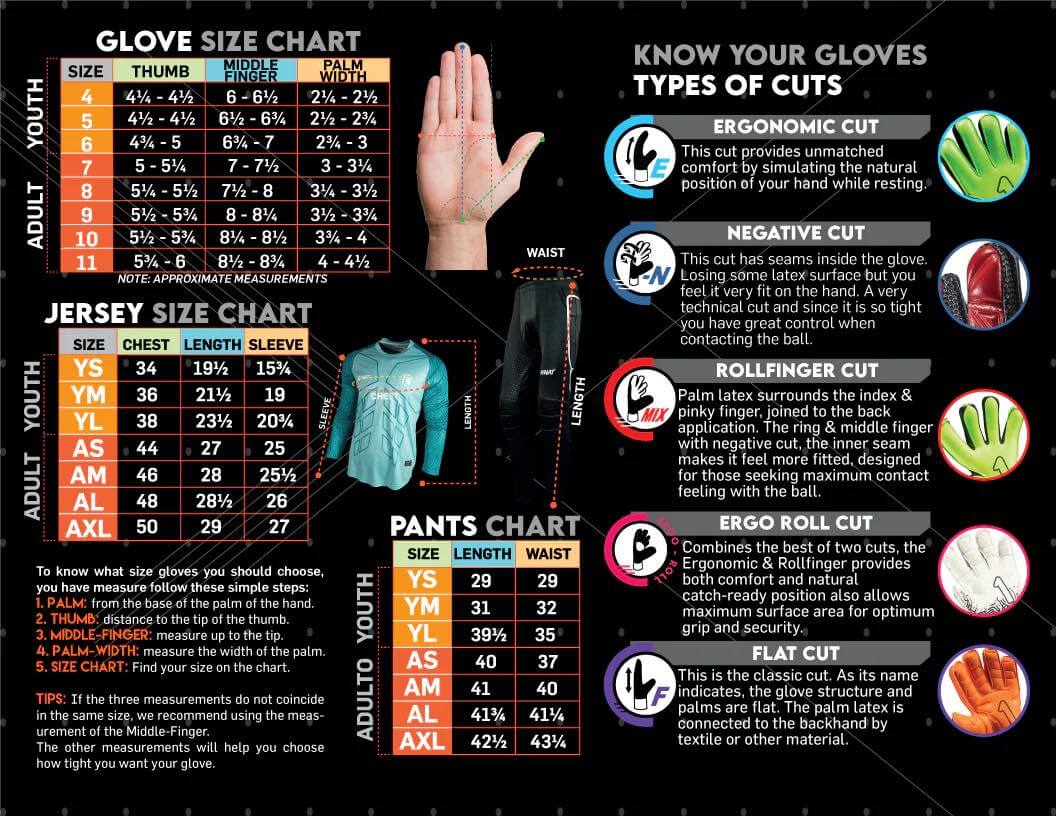 Rinat Youth Asimetrik Training Spines Finger Protection Goalkeeper Glove - Image 3