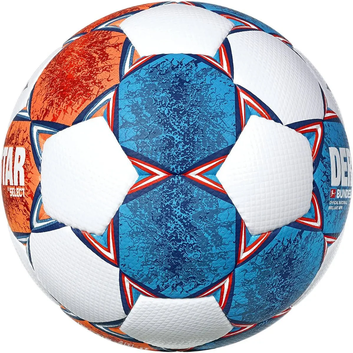 Select Derbystar Brilliant APS Bundesliga Fifa Ball - White-Blue-Orange - Image 3