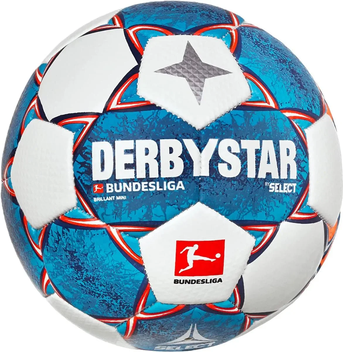 Select Derbystar MINI Ball - White-Blue-Orange