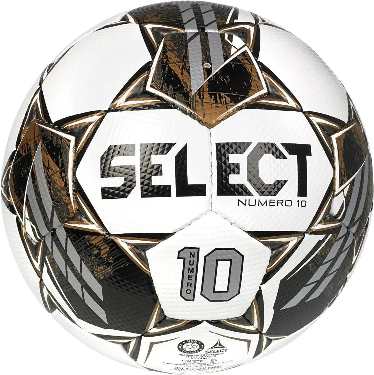 Select Numero 10 V22 NFHS Fifa Basic -White-Black-Gold