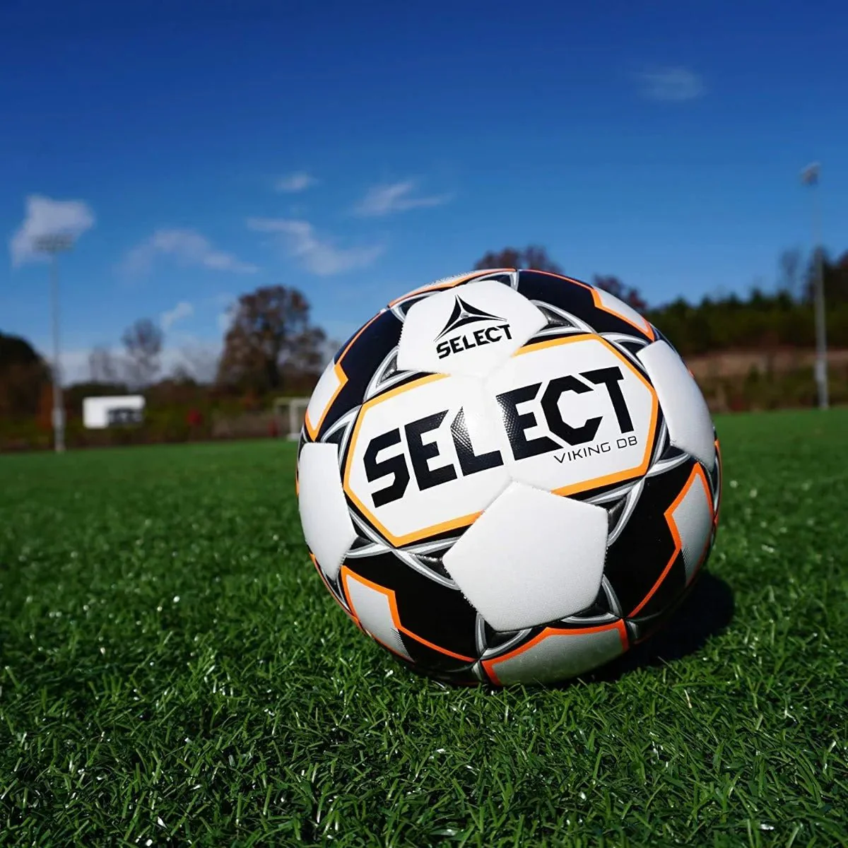 Select Viking DB V20 NFHS Ball - White-Black-Orange - Image 2