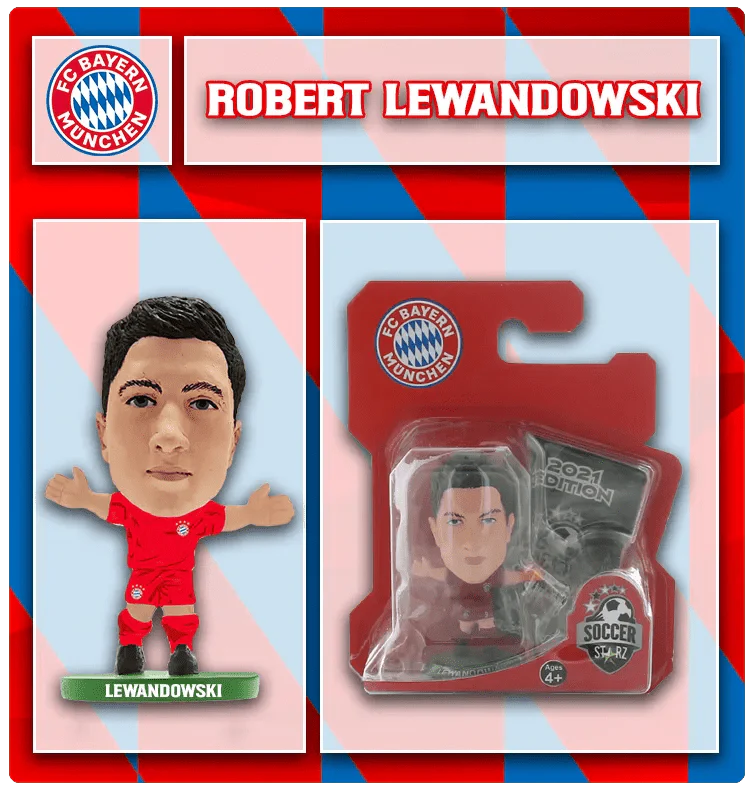 Soccer Starz Bayern Munich Lewandowski Figurine - Image 2