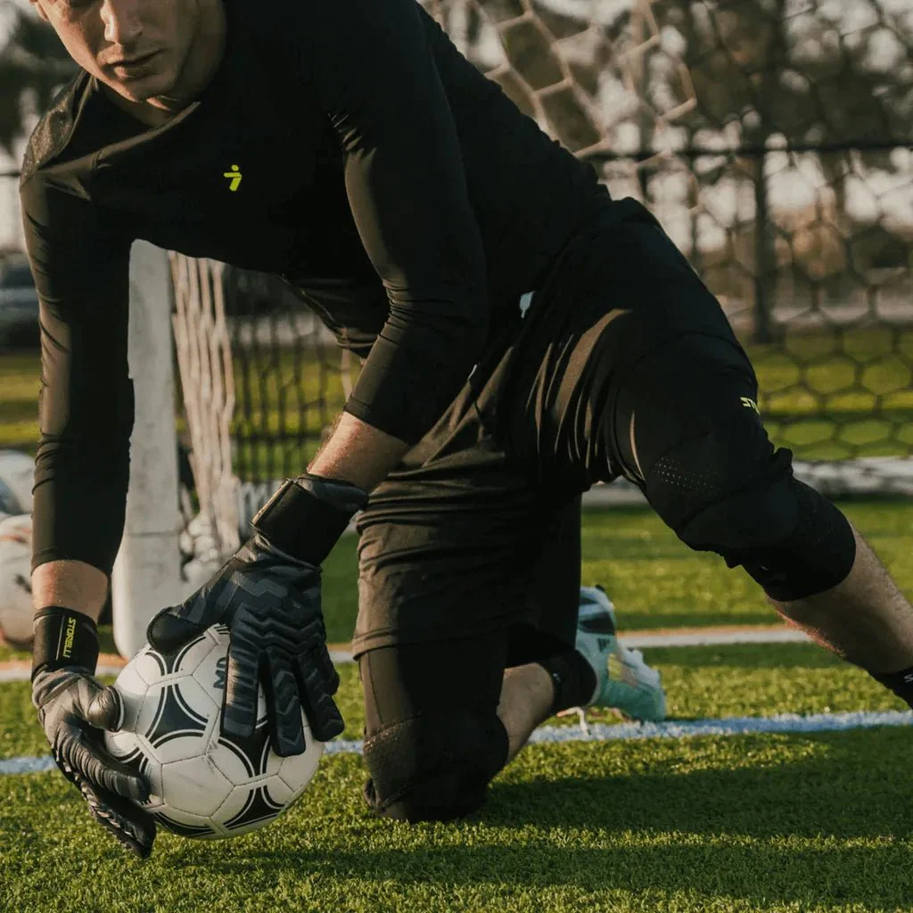 Storelli Electric Charge Finger Spine Protection Goalkeeper Gloves - Image 4