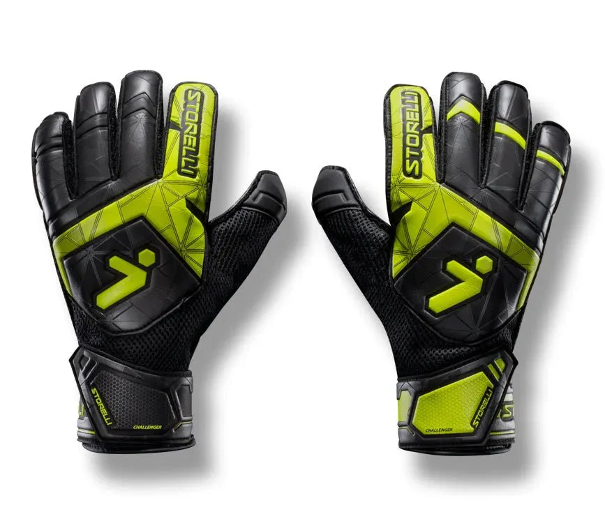 Storelli Exoshield Challenger  2.0 Goalkeeper Glove-Yellow/Black - Image 2