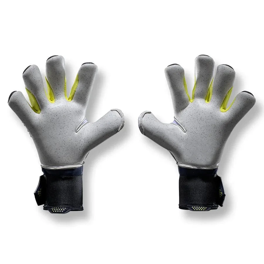Storelli Silencer Threat Goalkeeper Gloves - Black-Yellow - Image 2