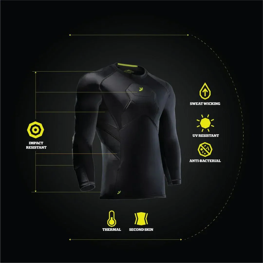 Storelli Youth Bodyshield Goalkeeper 3/4 Undershirt - Image 2