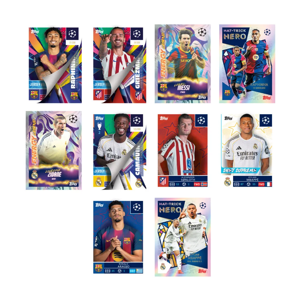 Topps 2025-26 UEFA Champions League Stickers PACK (6 Stickers Each) - Image 2