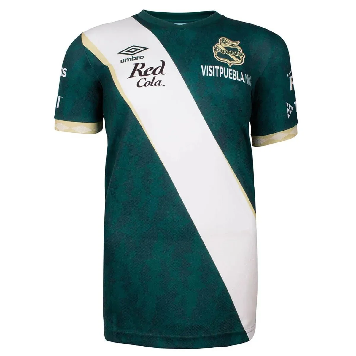 Umbro 2021-22 Puebla Away Jersey - White-Green