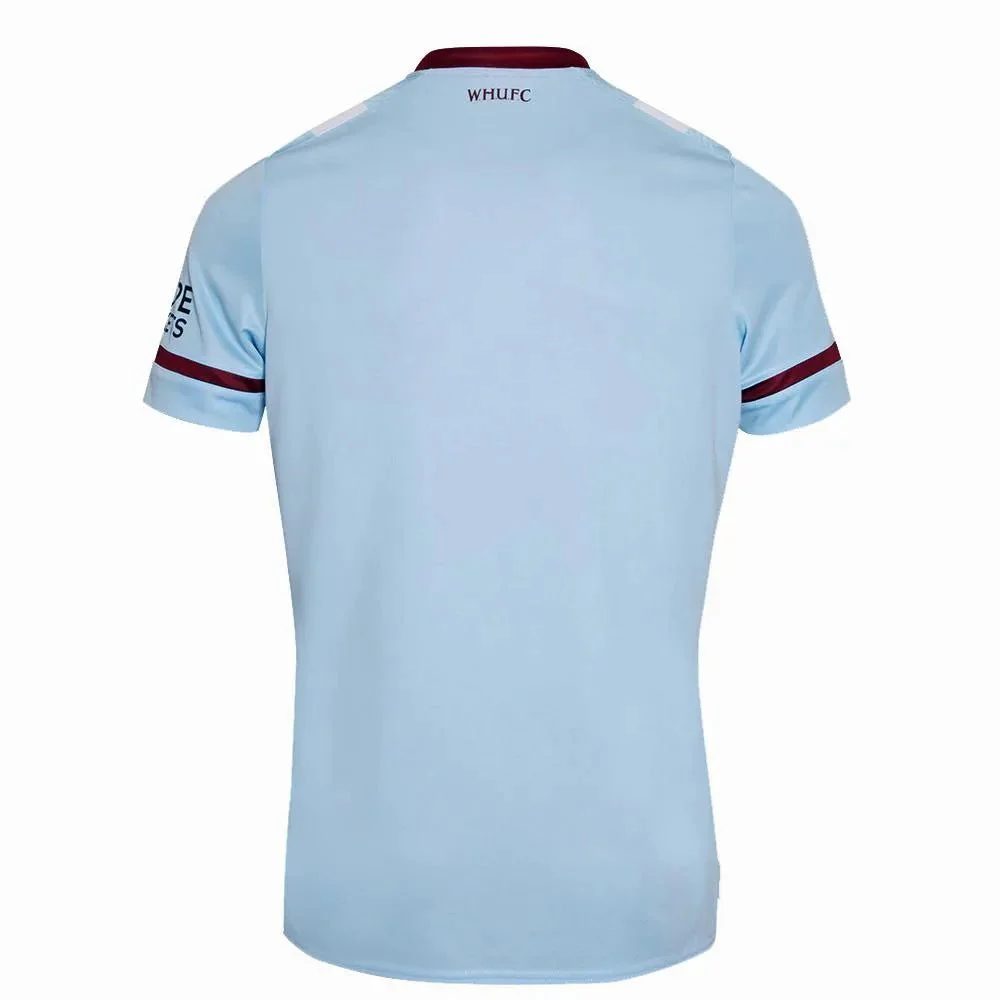 Umbro 2021-22 West Ham United Away Jersey - Sky Blue-White