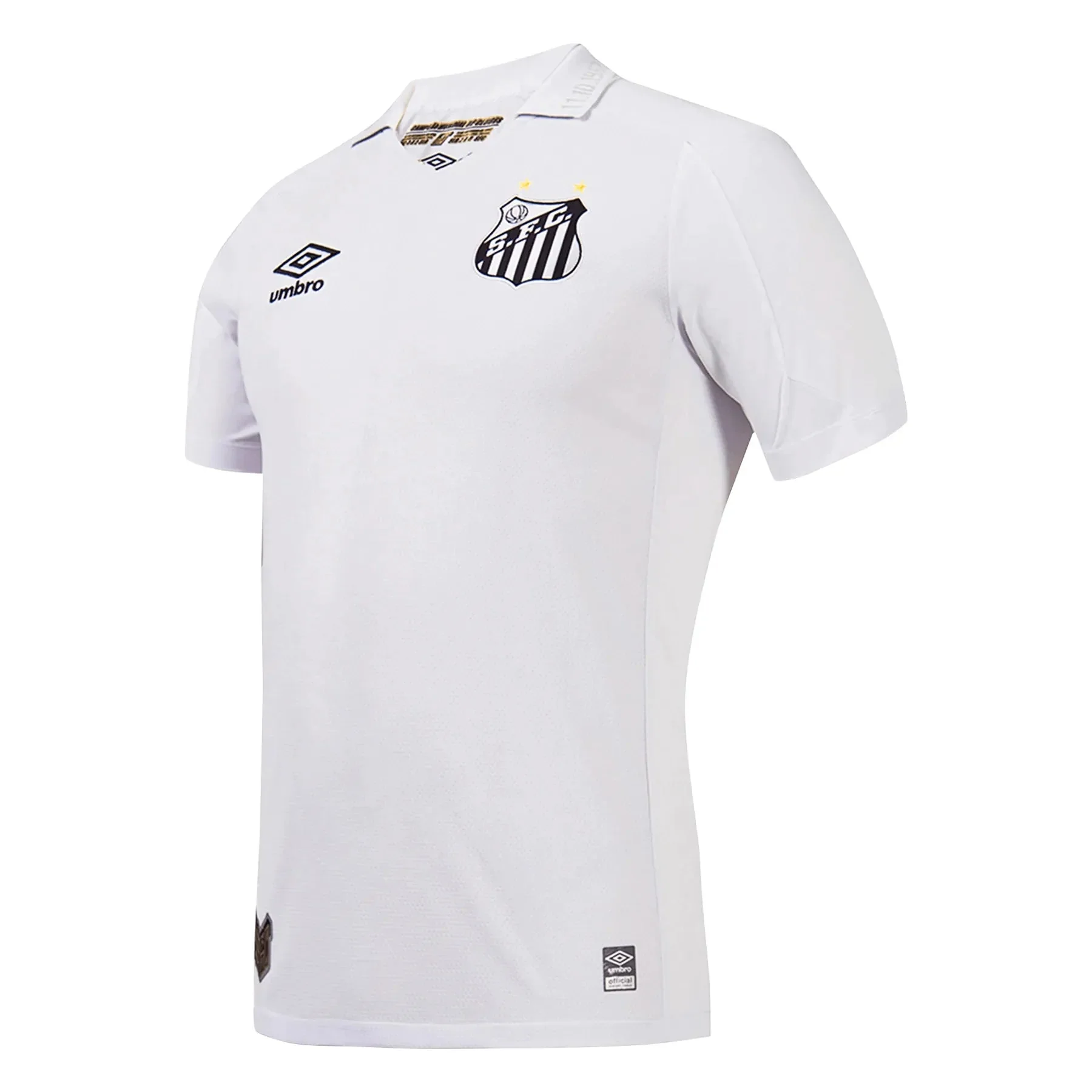 Umbro 2022-23 Santos Home Jersey - White
