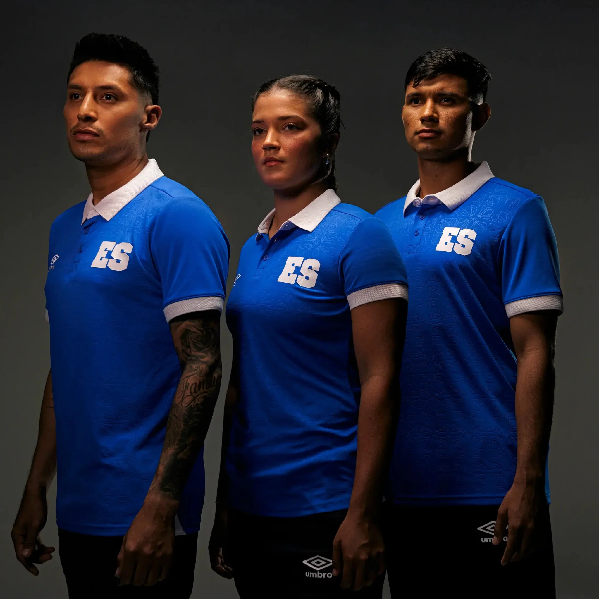 Umbro 2025-26 El Salvador Men's Stadium Home Soccer Jersey - Image 10