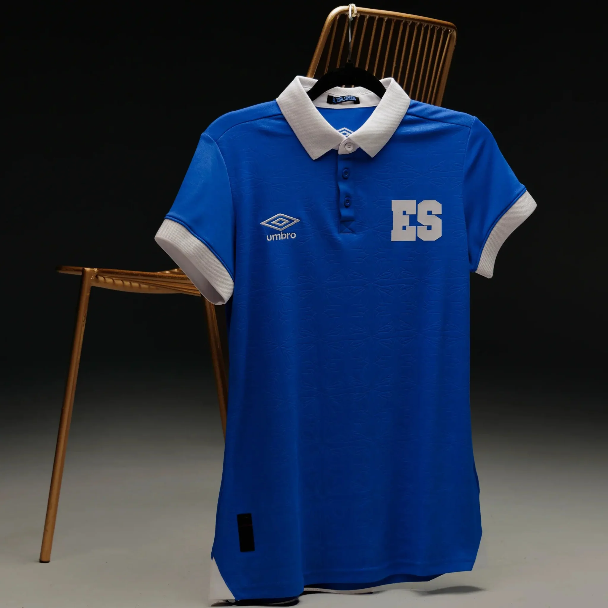 Umbro 2025-26 El Salvador Men's Stadium Home Soccer Jersey - Image 7