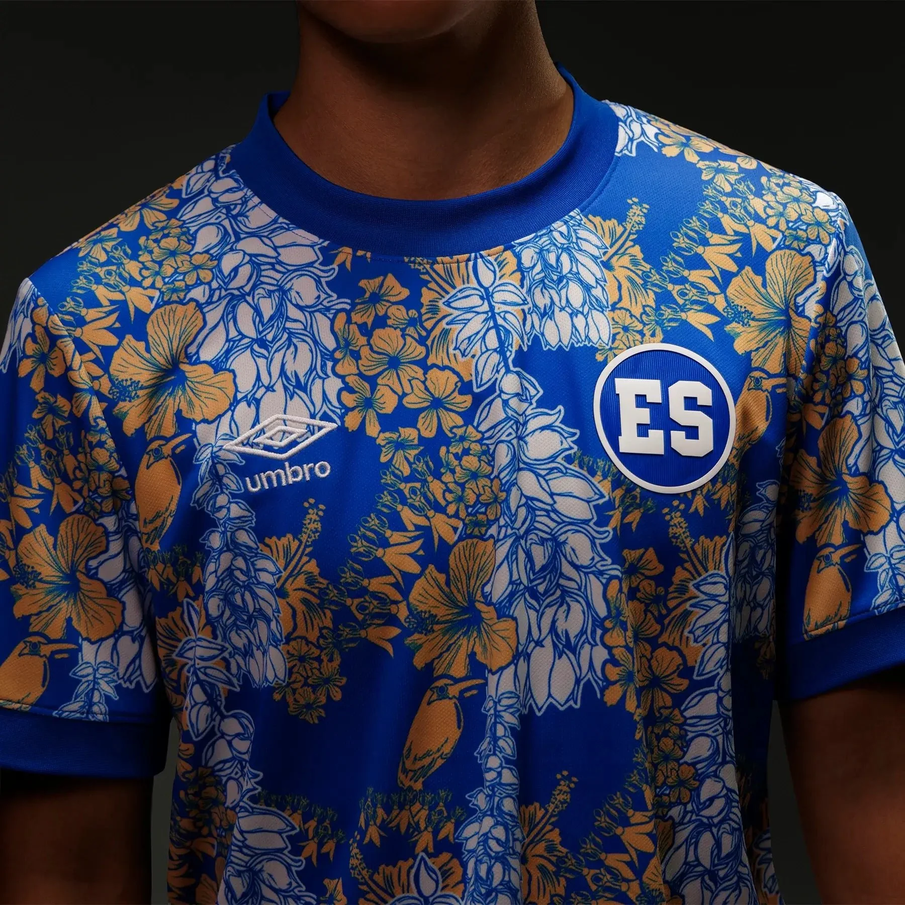 Umbro 2025-26 El Salvador Men's Third Pre-Match Soccer Jersey - Image 6