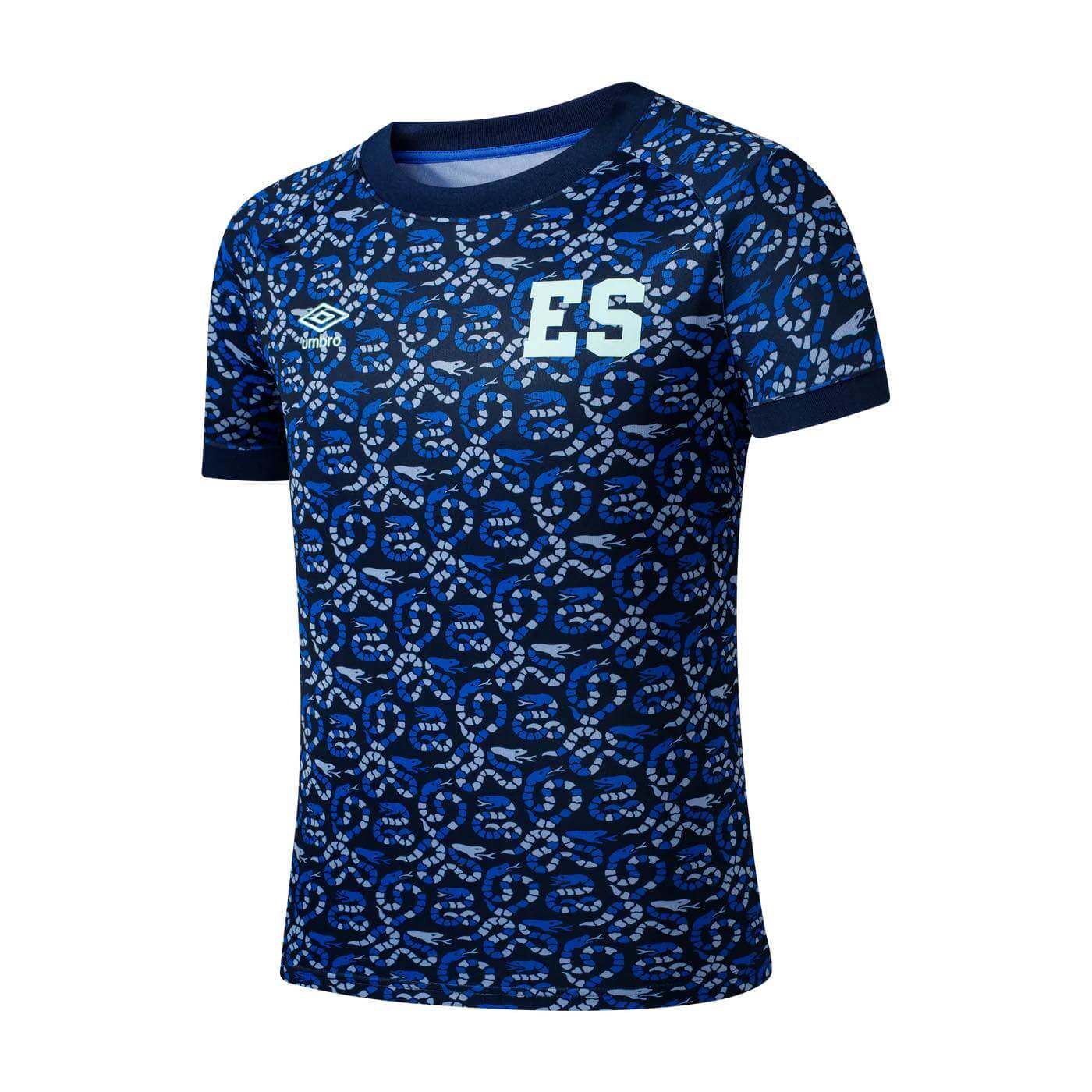 Umbro 2026 El Salvador Men's Pre-Match Soccer Jersey - Image 3