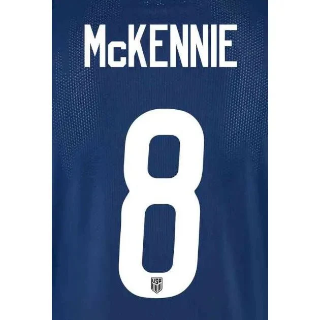 USMNT 2020/21 Away McKennie #8 Jersey Name Set