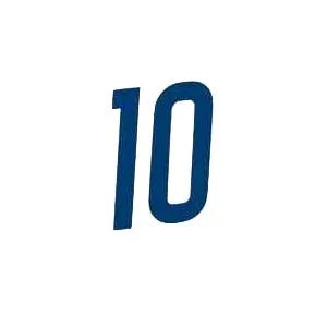 USMNT 2020/21 Home Pulisic #10 Jersey Name Set - Image 2