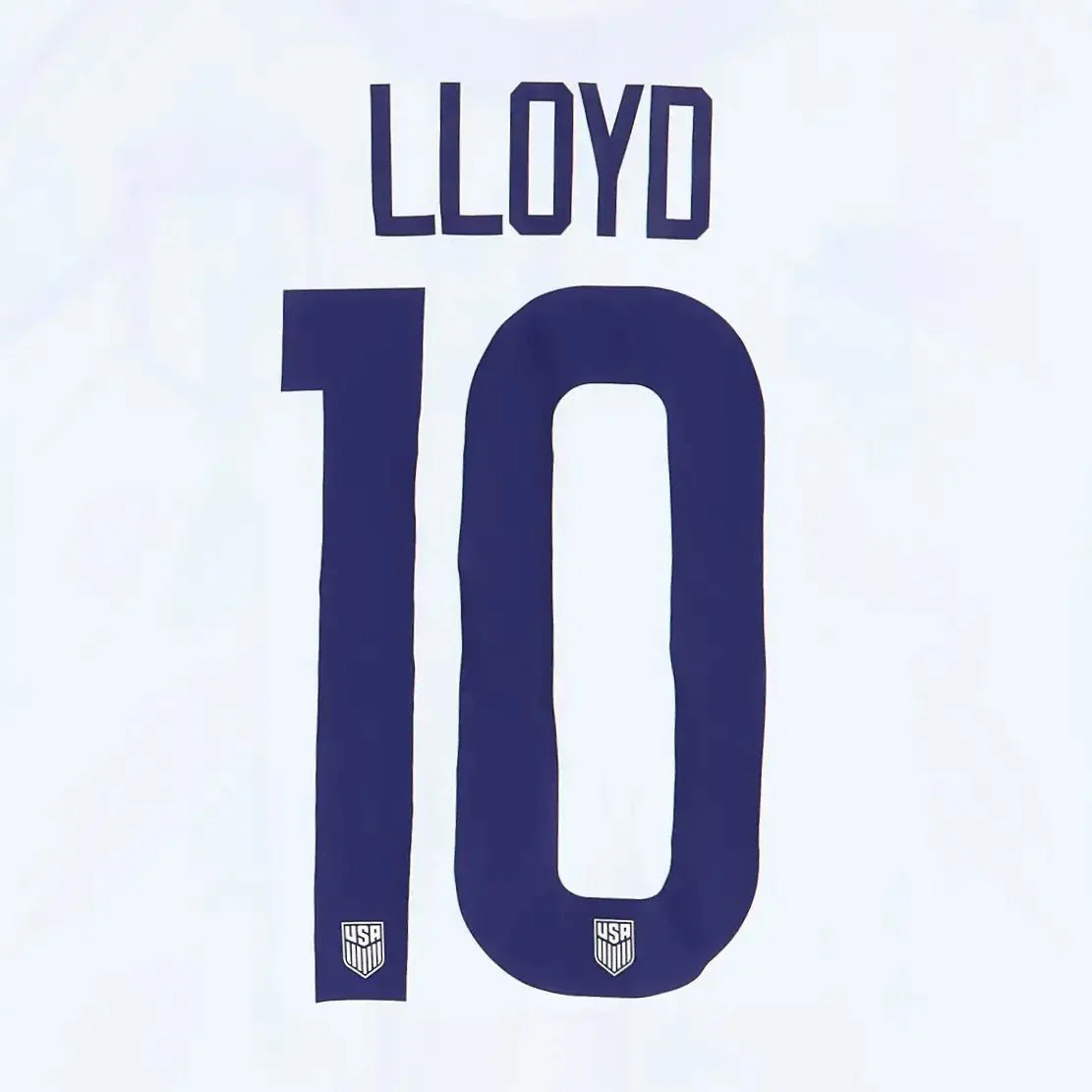 USWNT 2020/21 Home Lloyd #10 Jersey Name Set