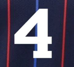 USMNT 2025 Away ADAMS #4 Official Name Set - Image 2