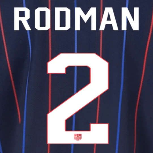 USWNT 2025 Away Rodman #2 Jersey Name Set 8"