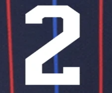 USWNT 2025 Away Rodman #2 Jersey Name Set 8" - Image 2