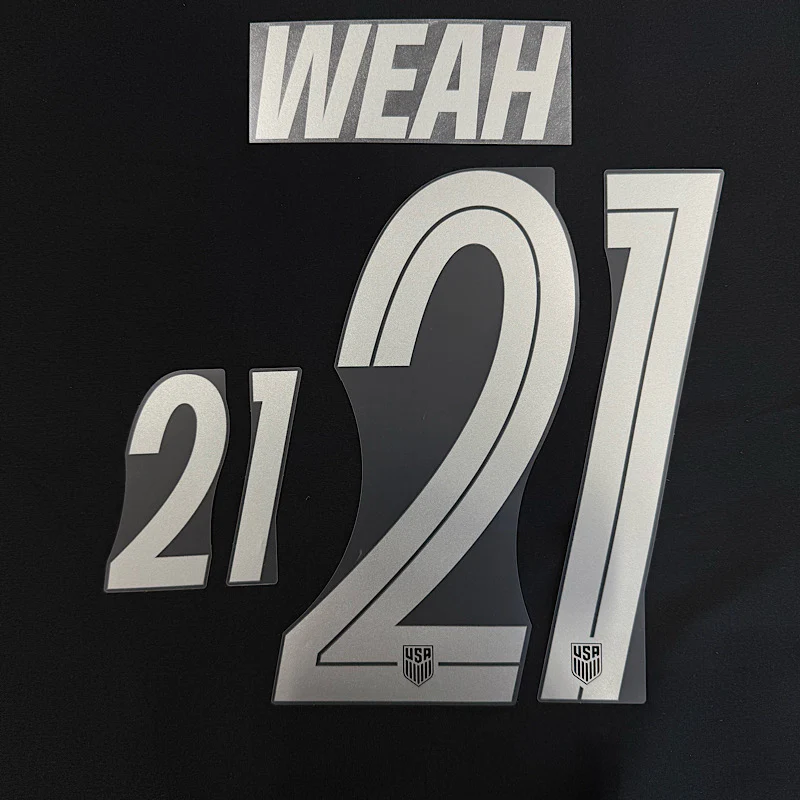 USMNT 2026- Away WEAH #21 Official Name Set