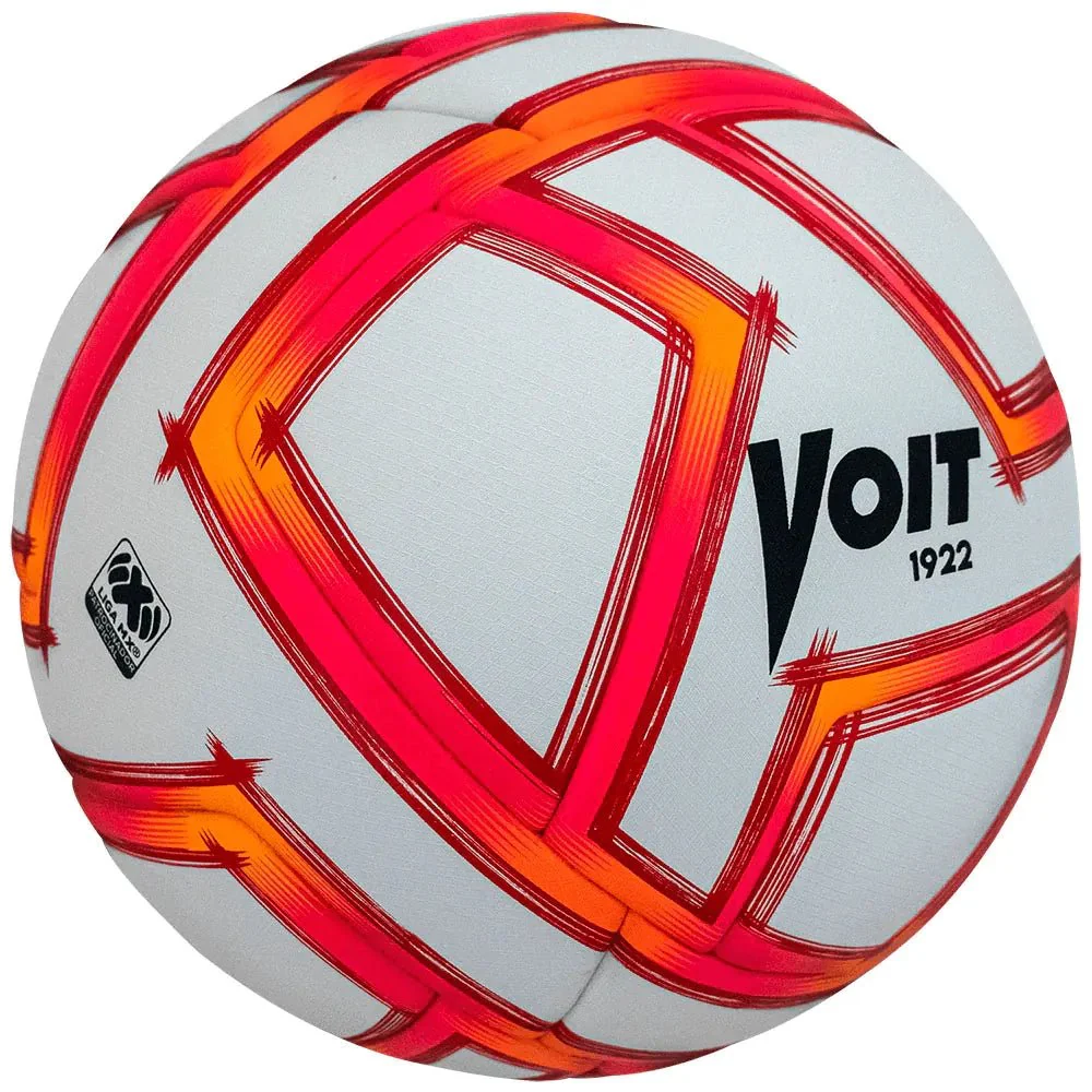 Voit Liga MX Apertura 2022 Pro Match Ball - White-Tracer Red - Image 2