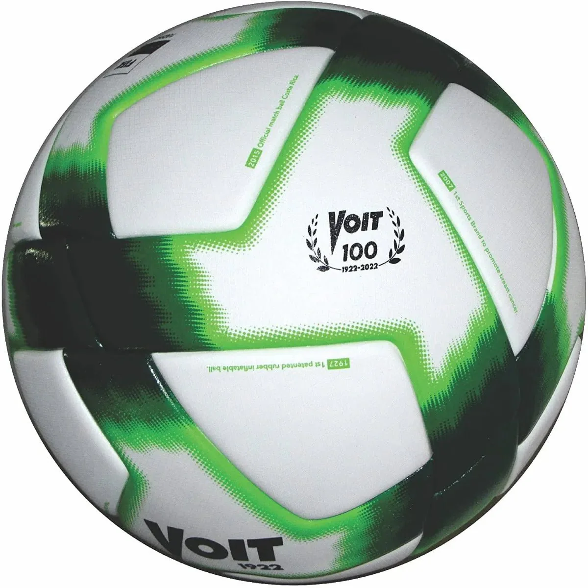Voit Liguilla CL 2022 Official Match Ball FQP - White-Green - Image 2