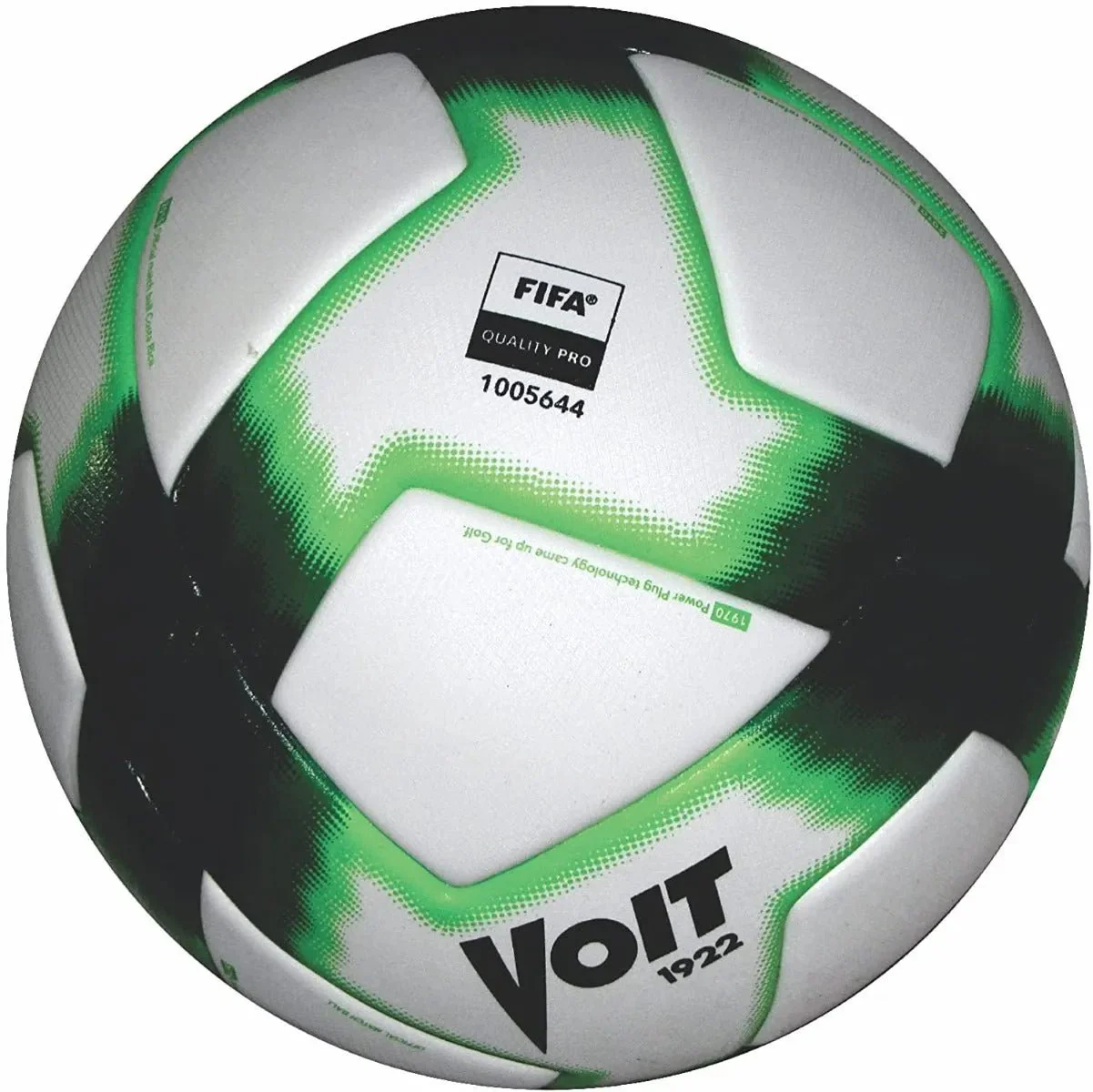 Voit Liguilla CL 2022 Official Match Ball FQP - White-Green - Image 3